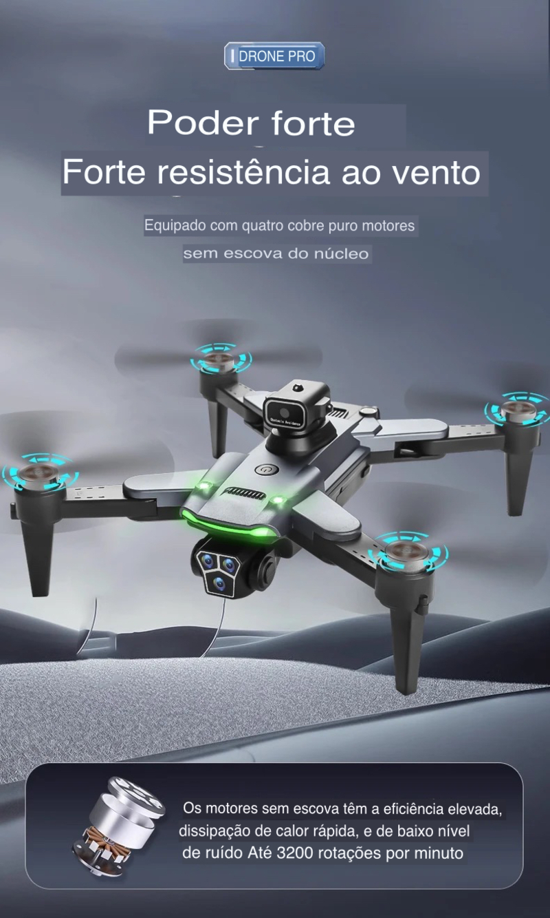 Drone Com Duas Câmeras 8k S166 GPS Maps Wifi 5G Original MW