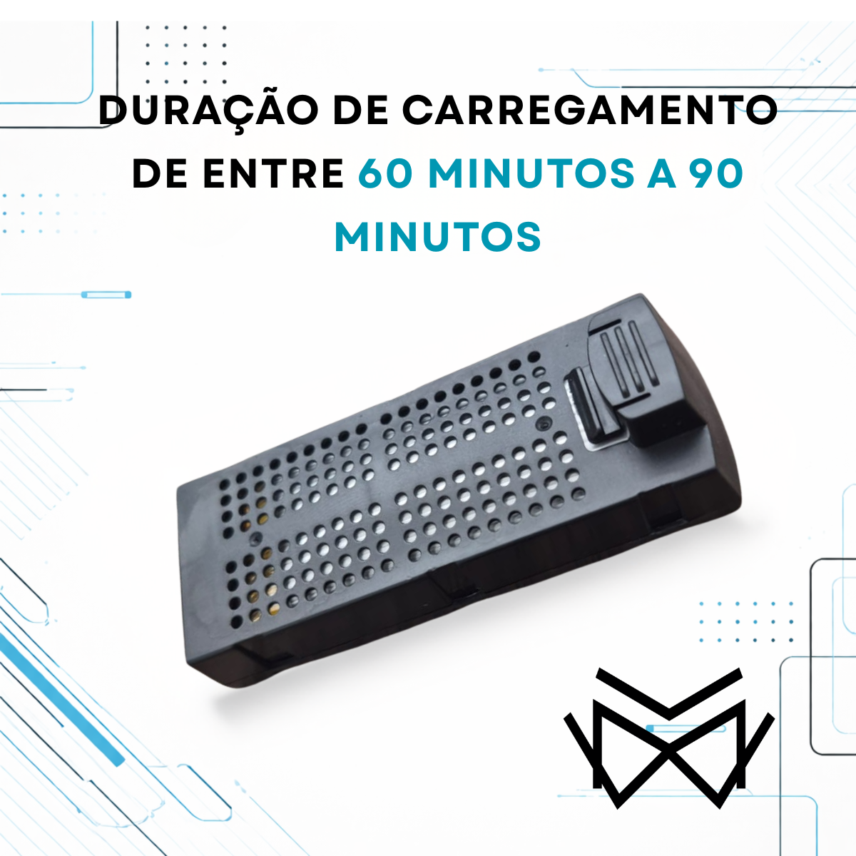 Bateria Drone S172 Original Duravel 1800mAh Recarregavel USB