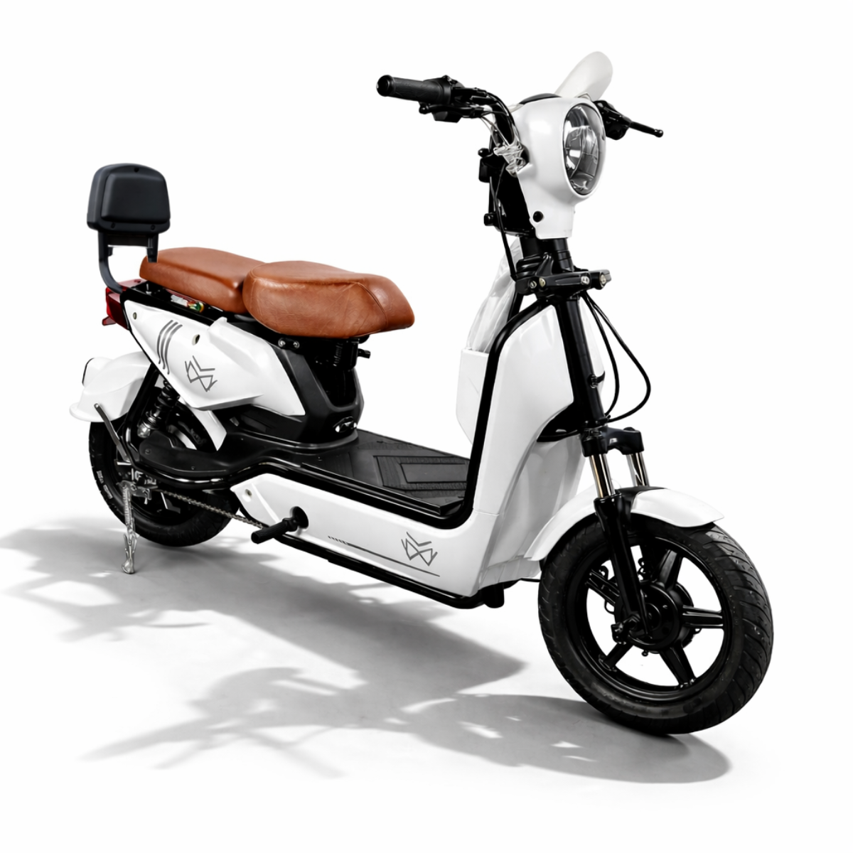 Bicicleta Elétrica JY MW 500W Sem CNH 3 Velocidades Couro