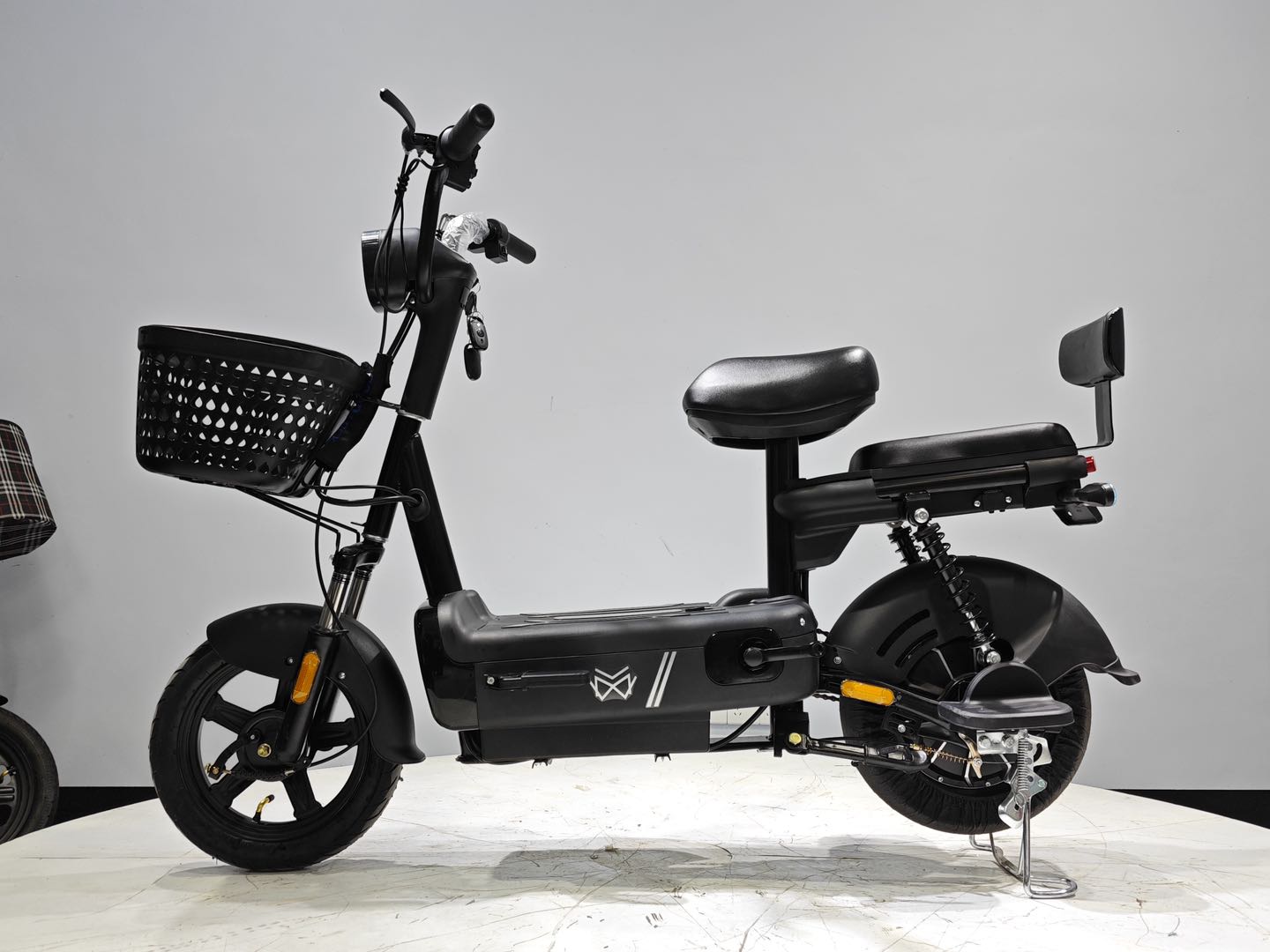 Bicicleta Elétrica JY MW 500W Sem CNH 3 Velocidades Couro