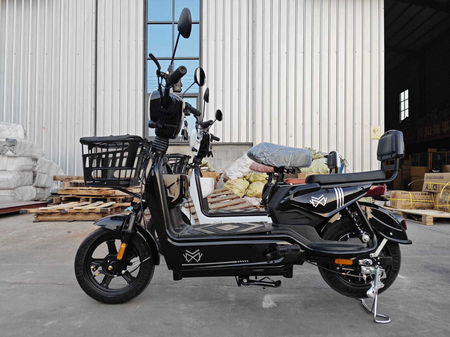 Bicicleta Elétrica JY MW 500W Sem CNH 3 Velocidades Couro