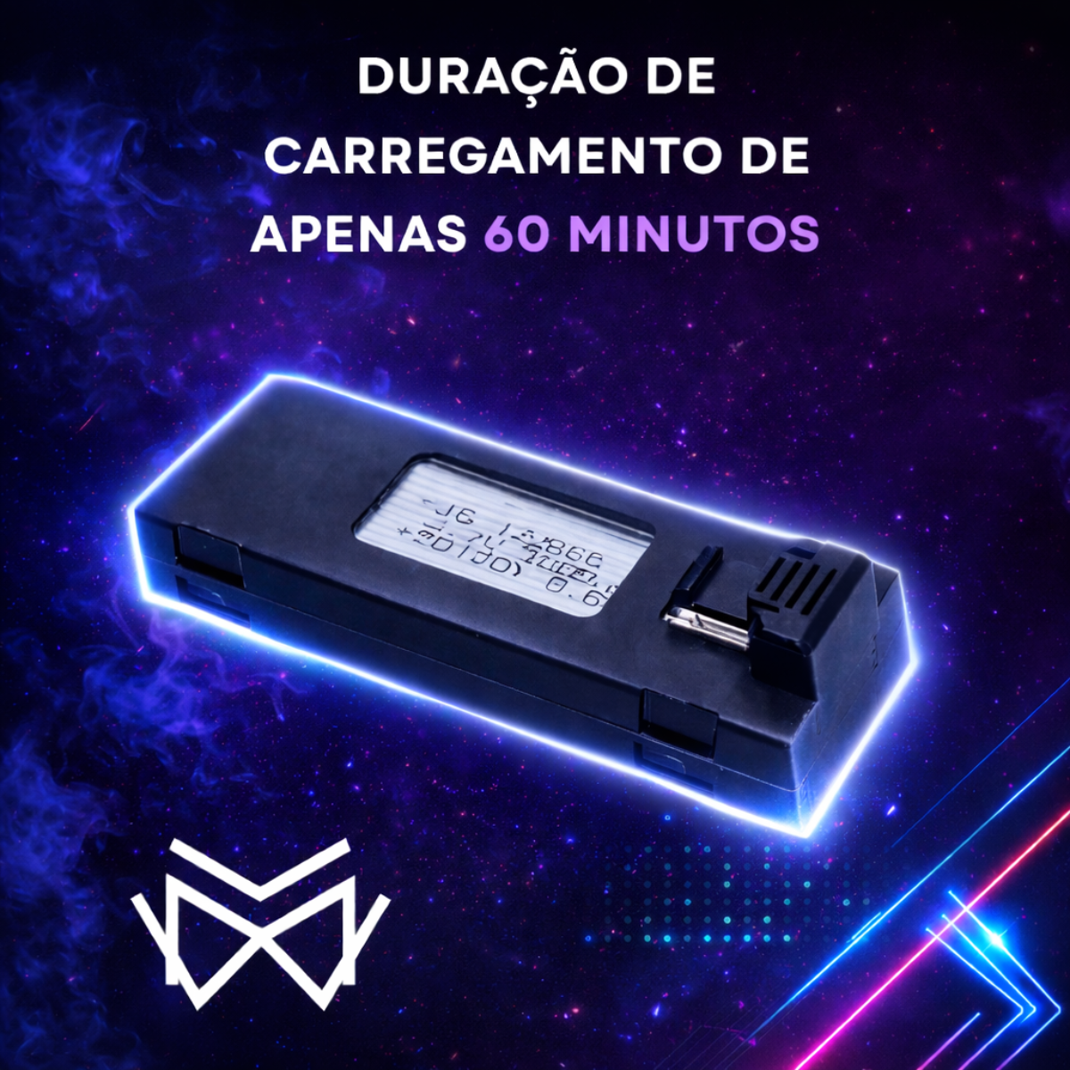 Bateria Drone S182 Original Duravel 2000Mah Recarregavel USB