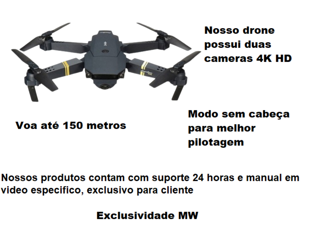 Drone E58 câmera 4k Voo 360 Sem Cabeça Modo de vídeo WiFi 2.4G