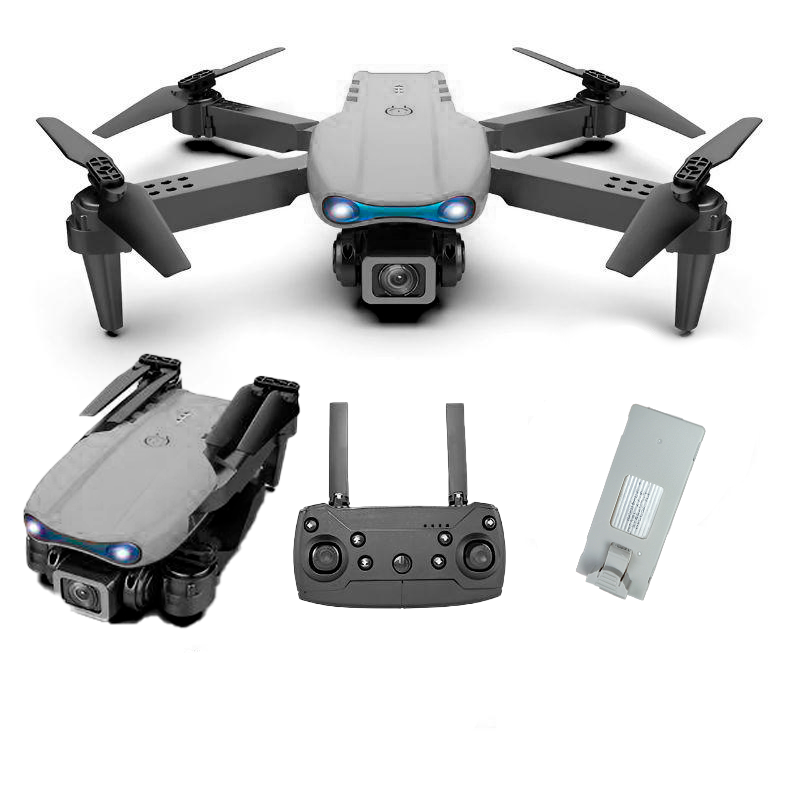 Drone Pro 4K E99 Pro Gravação WiFi 2.4G Com Duas Baterias