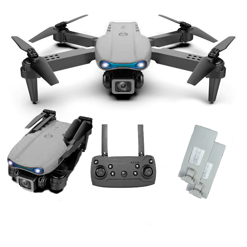 Drone Pro 4K E99 Pro Gravação WiFi 2.4G Com Três Baterias