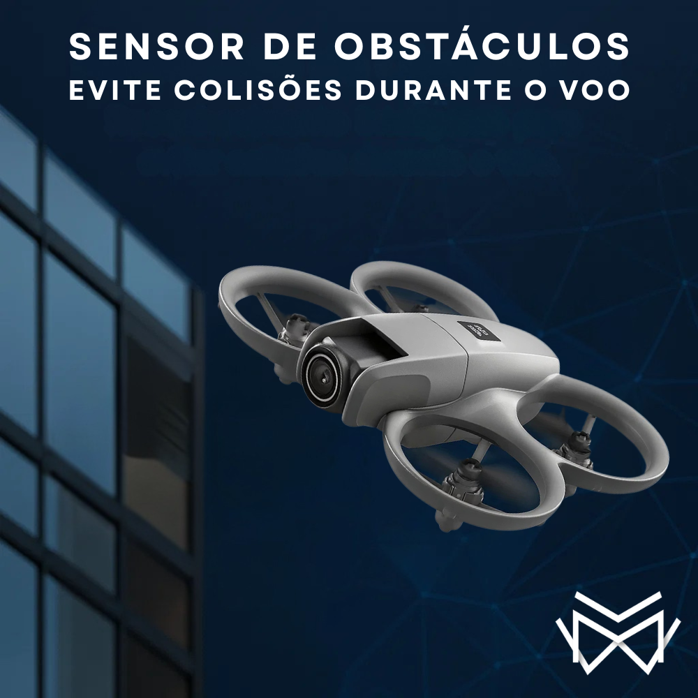 Mini Drone GT3 8k Duas Câmera HD 5G FPV Controle com Tela