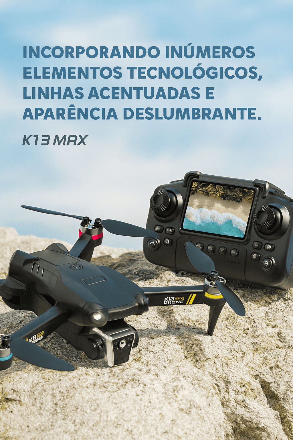 K13MAX Drone em voo
