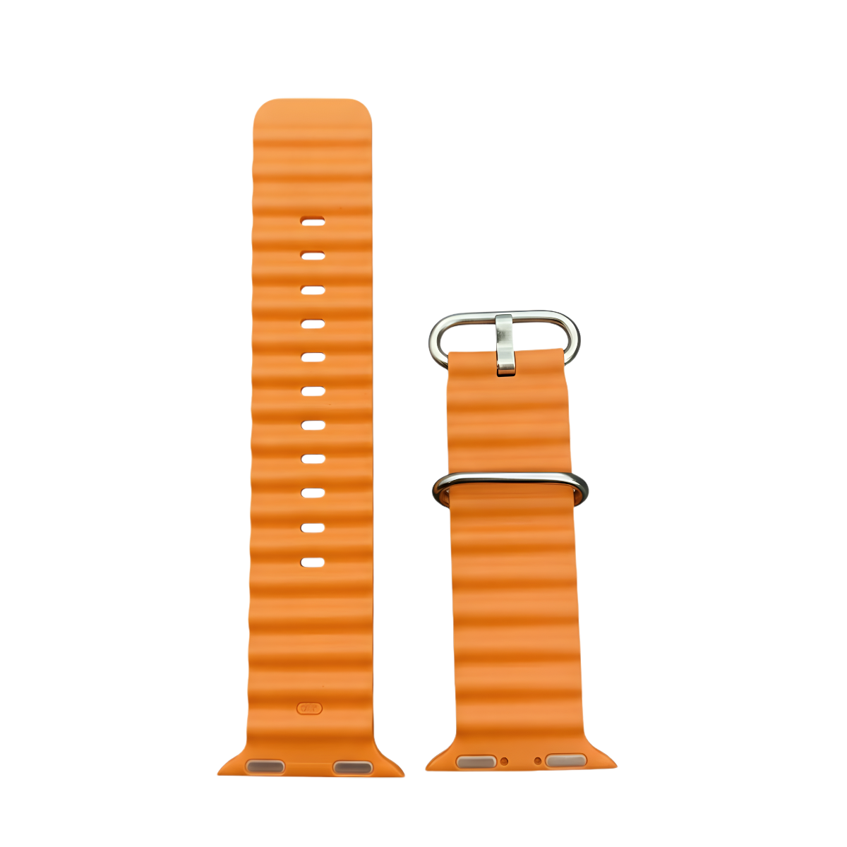 Pulseira Silicone para Relógio T800 Ultra Laranja