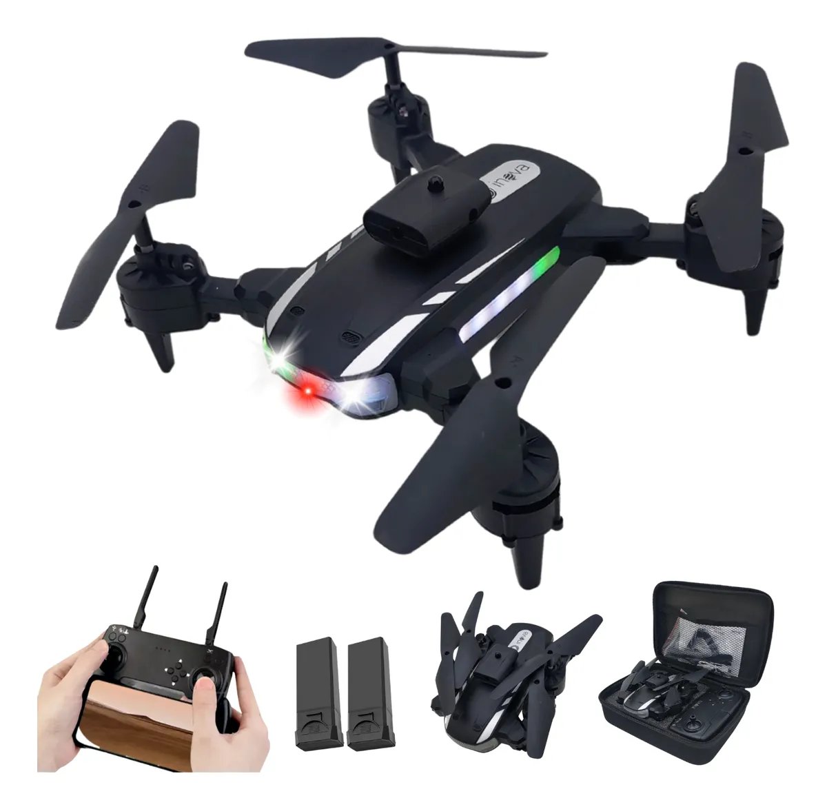 Drone com Câmera 4K Q6 MAX WiFi 5G Longa Distância Sensor Inteligente Anticolisão  Dobrável