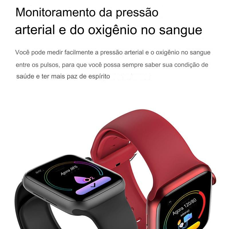 Smartwatch S11 Pro Esporte Chamadas Bluetooth 2 Pulseiras