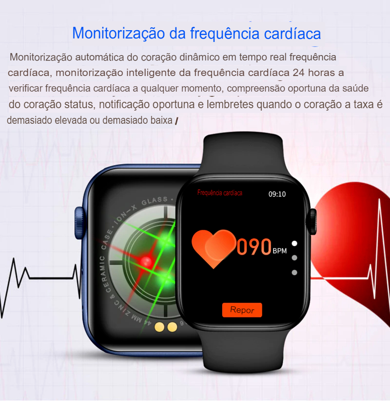 Smartwatch S11 Pro Esporte Chamadas Bluetooth 2 Pulseiras