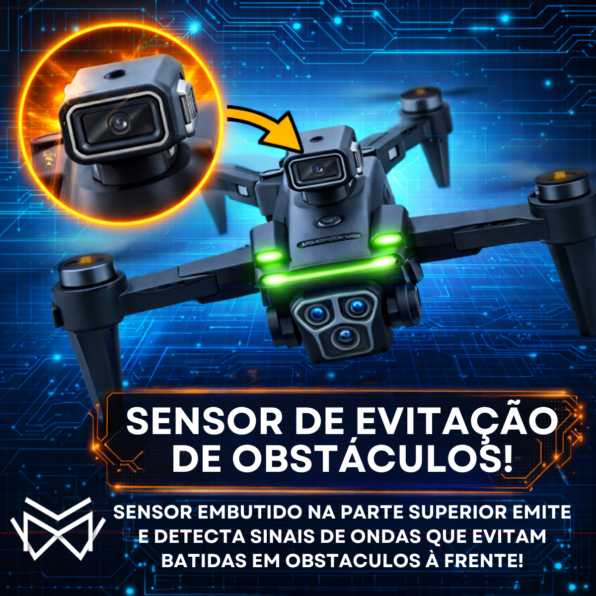 Drone S166 GPS Wi-Fi 5Ghz Dual Câmera HD Motor Brushless