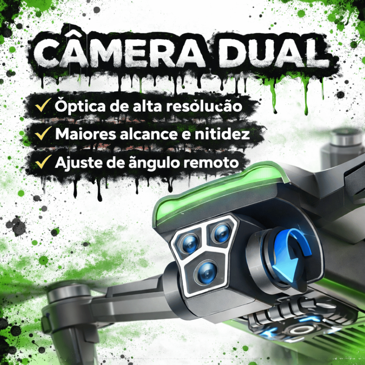 Drone S166 em voo