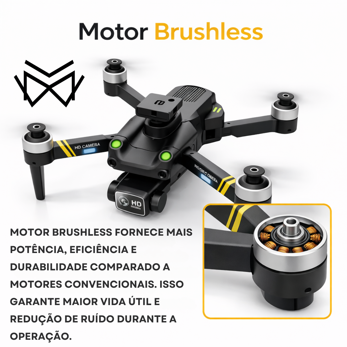 Drone S172 Duas Câmeras 4K Wifi 5G Obstaculo Motor Brushless