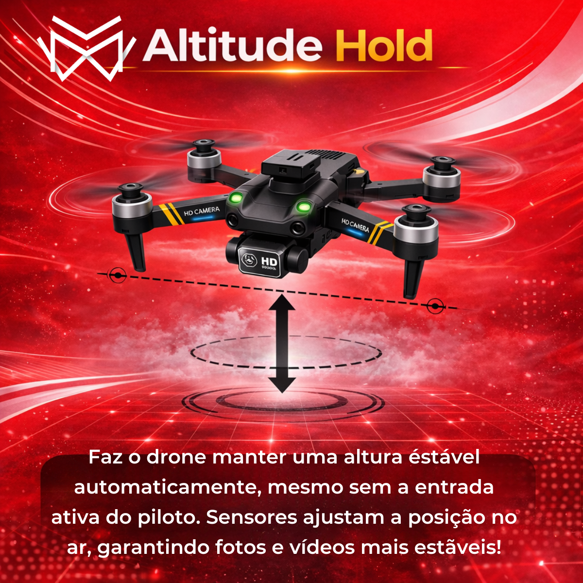 Drone Profissional S172 Motor Brushless