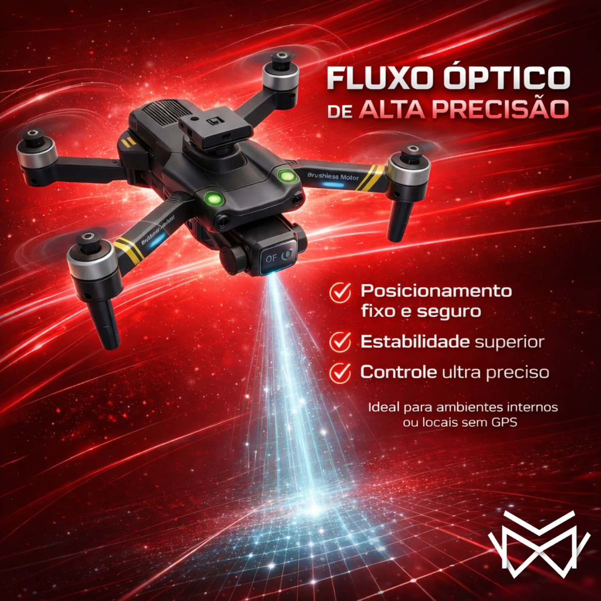 Drone Profissional S172 Motor Brushless