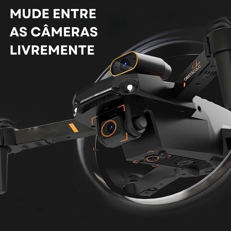 Drone S91 Câmera Dupla 4K Estável Controle Remoto 2 Baterias