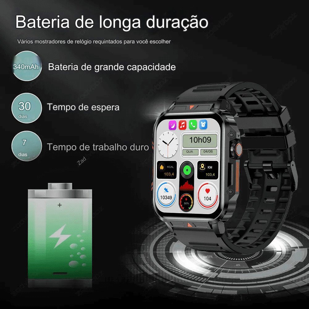 SmartWatch Colmi Esportivo À Prova D'Água IP68 Bluetooth ECG