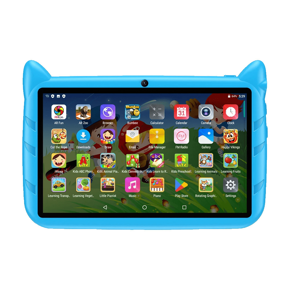 Tablet Infantil 7 Polegadas 2gb Ram Apps Android Azul Rosa