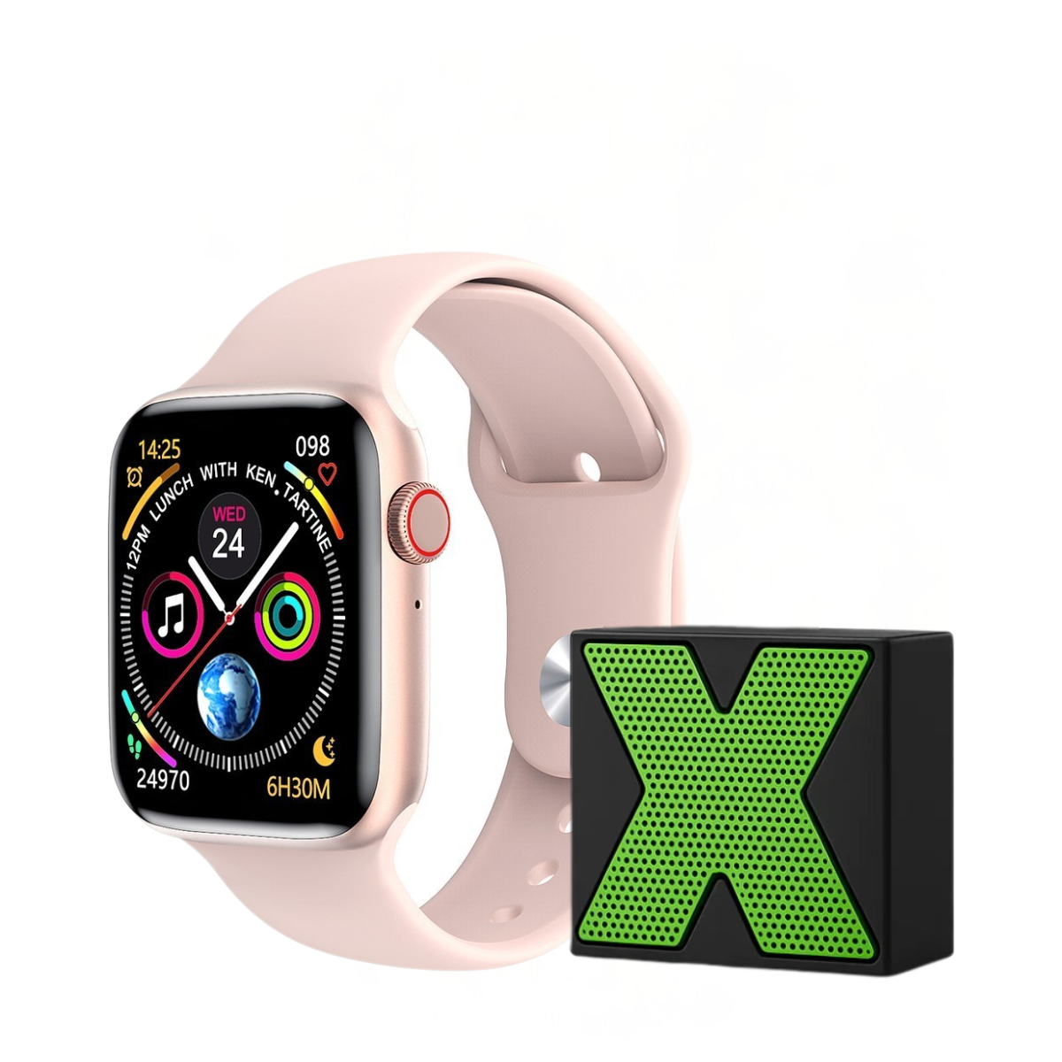 SmartWatch X8 Bluetooth Com Caixinha de Som ECG Notificações